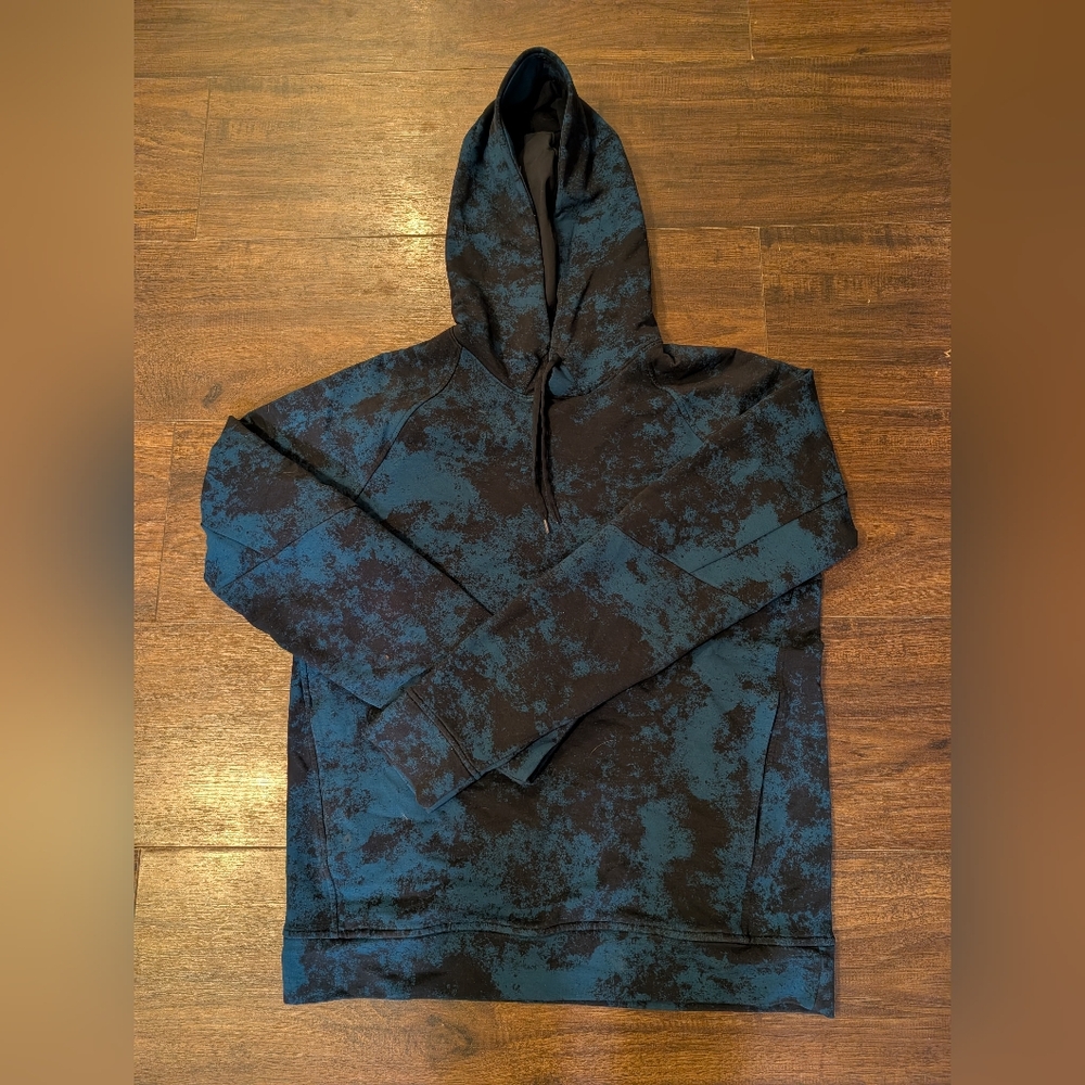 Men's Blue and Black Lululemon Hoodie